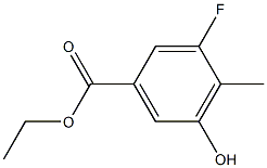 3-FLUORO-5-HYDROXY-4-METHYLBENZOIC ACID ETHYL ESTER