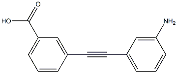 3-[(3-AMINOPHENYL)ETHYNYL]BENZOIC ACID Structural