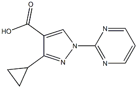 3-CYCLOPROPYL-1-PYRIMIDIN-2-YL-1H-PYRAZOLE-4-CARBOXYLIC ACID