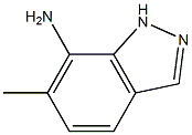 6-methyl-1H-indazol-7-amine Structural