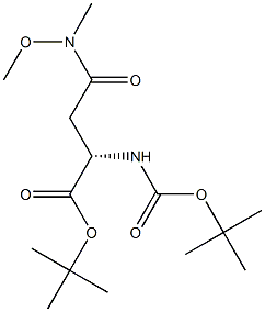 (S)-tert-butyl 2-(tert-butoxycarbonylamino)-4-(methoxy(methyl)amino)-4-oxobutanoate