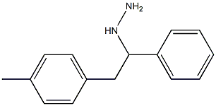 1-(1-phenyl-2-p-tolylethyl)hydrazine Structural