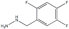 1-(2,4,5-trifluorobenzyl)hydrazine Structural