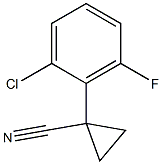 1-(2-chloro-6-fluorophenyl)cyclopropanecarbonitrile