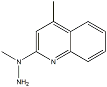 1-methyl-1-(4-methylquinolin-2-yl)hydrazine