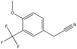 2-(3-(trifluoromethyl)-4-methoxyphenyl)acetonitrile