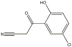 3-(5-chloro-2-hydroxyphenyl)-3-oxopropanenitrile Structural