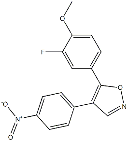 5-(3-fluoro-4-methoxyphenyl)-4-(4-nitrophenyl)isoxazole