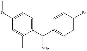 (4-bromophenyl)(4-methoxy-2-methylphenyl)methanamine