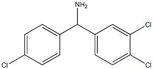 (4-chlorophenyl)(3,4-dichlorophenyl)methanamine