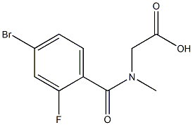 [(4-bromo-2-fluorobenzoyl)(methyl)amino]acetic acid