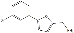 [5-(3-bromophenyl)-2-furyl]methylamine Structural