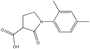 1-(2,4-dimethylphenyl)-2-oxopyrrolidine-3-carboxylic acid