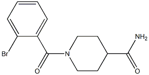 1-(2-bromobenzoyl)piperidine-4-carboxamide