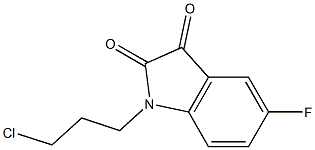 1-(3-chloropropyl)-5-fluoro-2,3-dihydro-1H-indole-2,3-dione