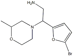 2-(5-bromo-2-furyl)-2-(2-methylmorpholin-4-yl)ethanamine