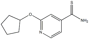 2-(cyclopentyloxy)pyridine-4-carbothioamide