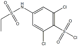 2,6-dichloro-4-[(ethylsulfonyl)amino]benzenesulfonyl chloride