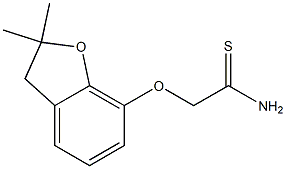 2-[(2,2-dimethyl-2,3-dihydro-1-benzofuran-7-yl)oxy]ethanethioamide