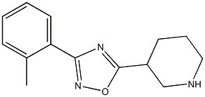 3-(2-methylphenyl)-5-(piperidin-3-yl)-1,2,4-oxadiazole