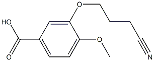 3-(3-cyanopropoxy)-4-methoxybenzoic acid