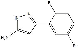 3-(5-bromo-2-fluorophenyl)-1H-pyrazol-5-amine