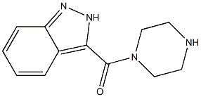 3-(piperazin-1-ylcarbonyl)-2H-indazole Structural