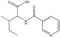 3-methyl-2-[(pyridin-3-ylcarbonyl)amino]pentanoic acid