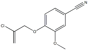 4-[(2-chloroprop-2-enyl)oxy]-3-methoxybenzonitrile