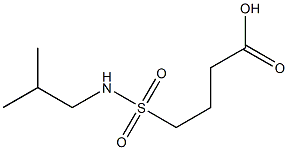 4-[(2-methylpropyl)sulfamoyl]butanoic acid