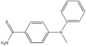 4-[methyl(phenyl)amino]benzene-1-carbothioamide