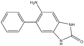 5-amino-6-phenyl-1,3-dihydro-2H-benzimidazol-2-one Structural