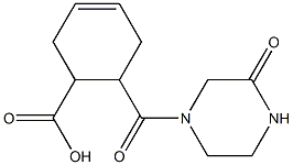 6-[(3-oxopiperazin-1-yl)carbonyl]cyclohex-3-ene-1-carboxylic acid