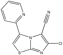 6-chloro-3-pyridin-2-ylimidazo[2,1-b][1,3]thiazole-5-carbonitrile