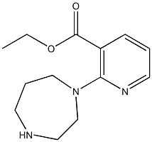 ethyl 2-(1,4-diazepan-1-yl)nicotinate Structural