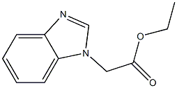 ethyl 2-(1H-1,3-benzodiazol-1-yl)acetate Structural