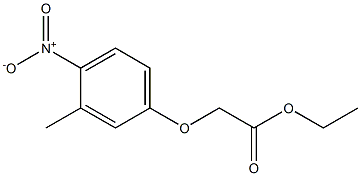 ethyl 2-(3-methyl-4-nitrophenoxy)acetate Structural