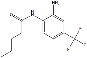 N-[2-amino-4-(trifluoromethyl)phenyl]pentanamide