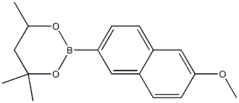 2-(6-Methoxynaphthalen-2-yl)-4,4,6-trimethyl-1,3,2-dioxaborinane