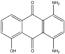 1-Hydroxy-5,8-diaminoanthraquinone Structural