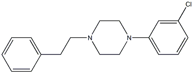 1-(3-Chlorophenyl)-4-(2-phenylethyl)piperazine