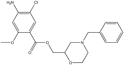 4-Amino-5-chloro-2-methoxybenzoic acid 4-benzylmorpholin-2-ylmethyl ester