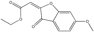 2-Ethoxycarbonyl-methylene-6-methoxy-3(2H)-benzofuranone