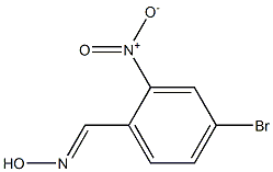 4-Bromo-2-nitrobenzaldehyde oxime Structural