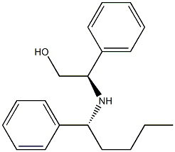 (2R)-2-[[(1R)-1-(Phenyl)pentyl]amino]-2-phenylethanol Structural