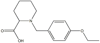 1-[(4-ETHOXYPHENYL)METHYL]-2-PIPERIDINECARBOXYLIC ACID Structural