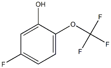 5-Fluoro-2-trifluoromethoxyphenol Structural