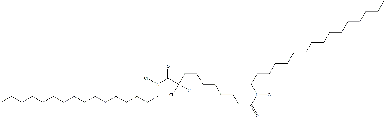 Tetrachloro-N,N'-dihexadecyl sebacamide Structural