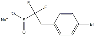 SODIUM 2-(4-BROMOPHENYL)-1,1-DIFLUOROETHANESULFINATE Structural