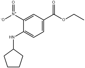 Ethyl 4-(cyclopentylamino)-3-nitrobenzoate Structural